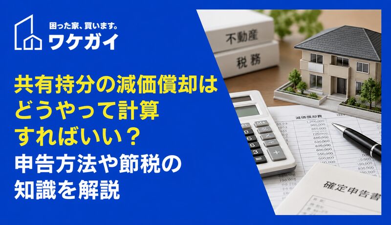 共有持分の減価償却はどうやって計算すればいい？申告方法や節税の知識を解説のサムネイル画像