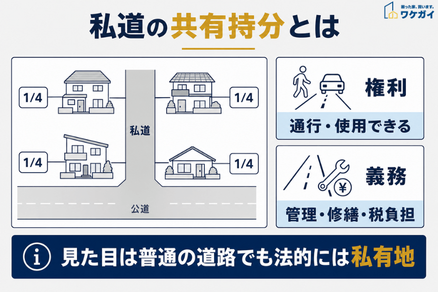 私道の共有持分とは