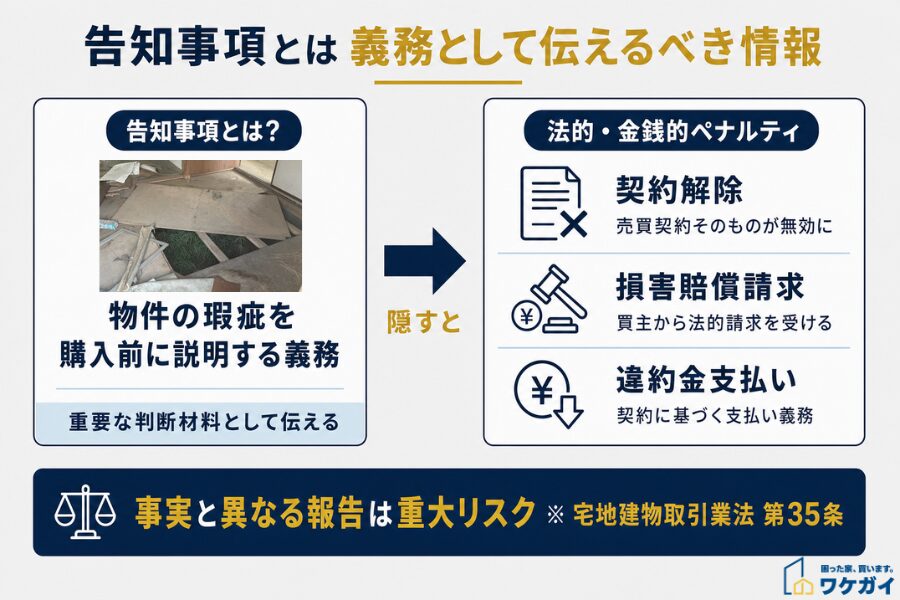 告知事項とは義務