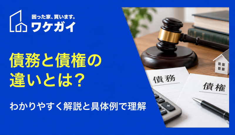 債務と債権の違いとは? 不動産取引での事例もあわせて解説のサムネイル画像