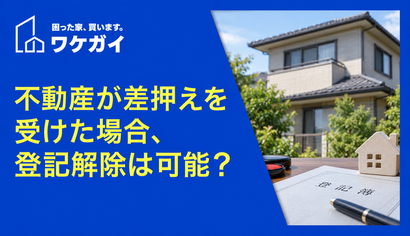 不動産が差押えを受けた場合、登記解除は可能?のサムネイル画像
