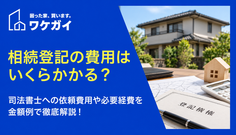 相続登記の費用はいくらかかる？司法書士への依頼費用や必要経費を金額例で徹底解説！