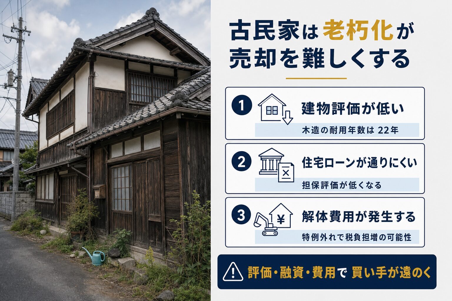 古民家が売れない理由