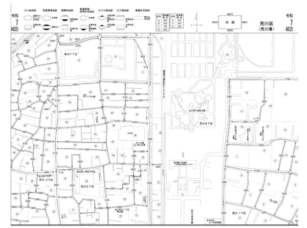 路線価図・評価倍率表